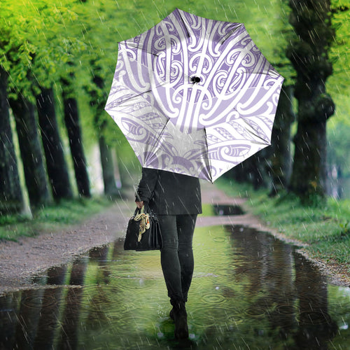 Purple New Zealand Puhoro Maori Tattoo Umbrella