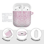 Pink New Zealand Puhoro Maori Tattoo AirPods Case
