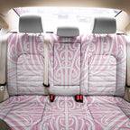 Pink New Zealand Puhoro Maori Tattoo Back Car Seat Cover