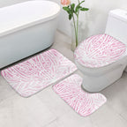 Pink New Zealand Puhoro Maori Tattoo Bathroom Set