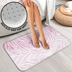 Pink New Zealand Puhoro Maori Tattoo Bathroom Set