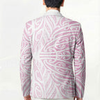 Pink New Zealand Puhoro Maori Tattoo Blazer