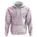 Pink New Zealand Puhoro Maori Tattoo Hoodie