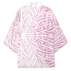 Pink New Zealand Puhoro Maori Tattoo Kimono