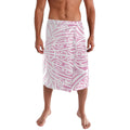 Pink New Zealand Puhoro Maori Tattoo Lavalava