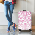 Pink New Zealand Puhoro Maori Tattoo Luggage Cover