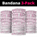 Pink New Zealand Puhoro Maori Tattoo Neck Gaiter