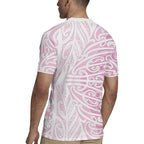 Pink New Zealand Puhoro Maori Tattoo Rugby Jersey