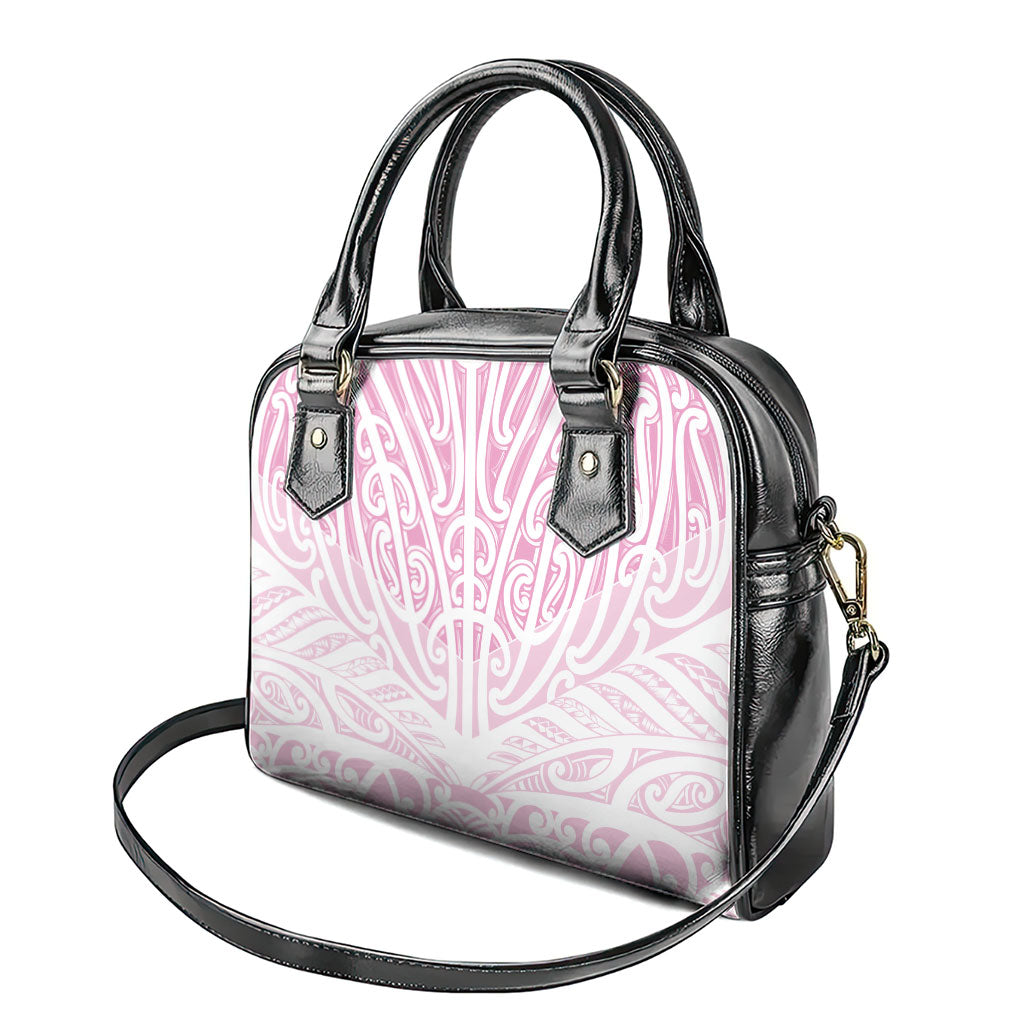 Pink New Zealand Puhoro Maori Tattoo Shoulder Handbag