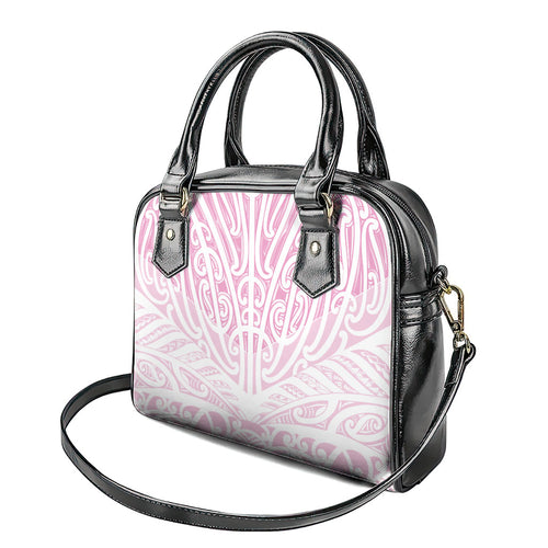 Pink New Zealand Puhoro Maori Tattoo Shoulder Handbag