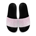 Pink New Zealand Puhoro Maori Tattoo Slide Sandals