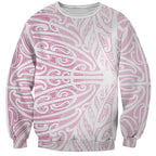 Pink New Zealand Puhoro Maori Tattoo Sweatshirt