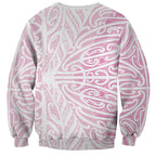 Pink New Zealand Puhoro Maori Tattoo Sweatshirt
