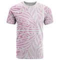 Pink New Zealand Puhoro Maori Tattoo T Shirt