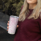 Pink New Zealand Puhoro Maori Tattoo Tumbler Cup