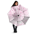 Pink New Zealand Puhoro Maori Tattoo Umbrella