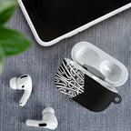 Black New Zealand Puhoro Maori Tattoo AirPods Case