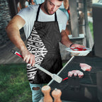 Black New Zealand Puhoro Maori Tattoo Apron