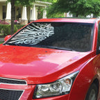 Black New Zealand Puhoro Maori Tattoo Auto Sun Shade