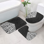 Black New Zealand Puhoro Maori Tattoo Bathroom Set