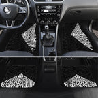 Black New Zealand Puhoro Maori Tattoo Car Mats
