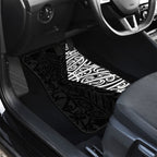 Black New Zealand Puhoro Maori Tattoo Car Mats