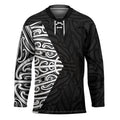 Black New Zealand Puhoro Maori Tattoo Hockey Jersey