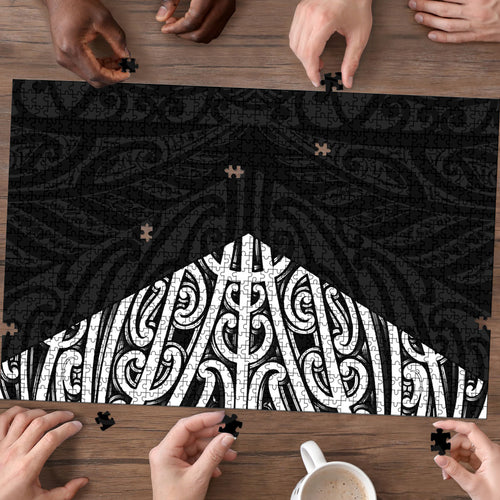 Black New Zealand Puhoro Maori Tattoo Puzzle