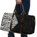 Black New Zealand Puhoro Maori Tattoo Travel Bag
