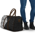 Black New Zealand Puhoro Maori Tattoo Travel Bag