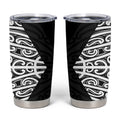 Black New Zealand Puhoro Maori Tattoo Tumbler Cup