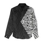 Black New Zealand Puhoro Maori Tattoo Women Casual Shirt