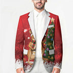 Australia Christmas In July Blazer Kangaroo Santa With Aussie Wine