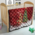 Australia Christmas In July Quilt Kangaroo Santa With Aussie Wine