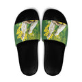 Personalised Australia Golden Wattle And Cacatua Galerita Slide Sandals Aboriginal Art - Aussie Hoodie