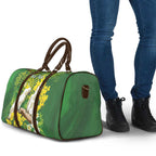 Personalised Australia Golden Wattle And Cacatua Galerita Travel Bag Aboriginal Art - Aussie Hoodie