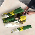 Personalised Australia Golden Wattle And Cacatua Galerita Umbrella Aboriginal Art - Aussie Hoodie