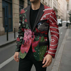 Personalised Australia Waratah And Superb Fairywren Blazer Aboriginal Art - Aussie Hoodie
