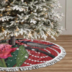 Australia Waratah And Superb Fairywren Tree Skirt Aboriginal Art - Aussie Hoodie
