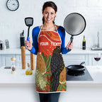 Personalised Australia Banksia And Black Cockatoo Apron Aboriginal Art - Aussie Hoodie