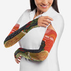 Personalised Australia Banksia And Black Cockatoo Arm Sleeves Aboriginal Art - Aussie Hoodie