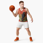 Personalised Australia Banksia And Black Cockatoo Basketball Jersey Aboriginal Art - Aussie Hoodie