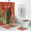Personalised Australia Banksia And Black Cockatoo Bathroom Set Aboriginal Art - Aussie Hoodie