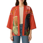 Personalised Australia Banksia And Black Cockatoo Kimono Aboriginal Art - Aussie Hoodie