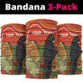Personalised Australia Banksia And Black Cockatoo Neck Gaiter Aboriginal Art - Aussie Hoodie
