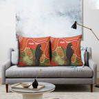 Personalised Australia Banksia And Black Cockatoo Pillow Cover Aboriginal Art - Aussie Hoodie