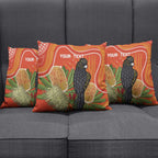 Personalised Australia Banksia And Black Cockatoo Pillow Cover Aboriginal Art - Aussie Hoodie