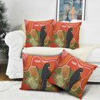 Personalised Australia Banksia And Black Cockatoo Pillow Cover Aboriginal Art - Aussie Hoodie