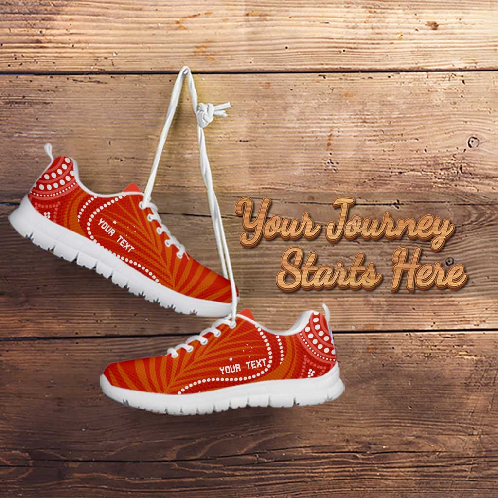 Personalised Australia Banksia With Black Cockatoo Sneakers Aboriginal Art