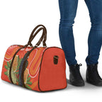 Personalised Australia Banksia And Black Cockatoo Travel Bag Aboriginal Art - Aussie Hoodie